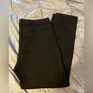 NWOT black old navy straight jeans high rise.